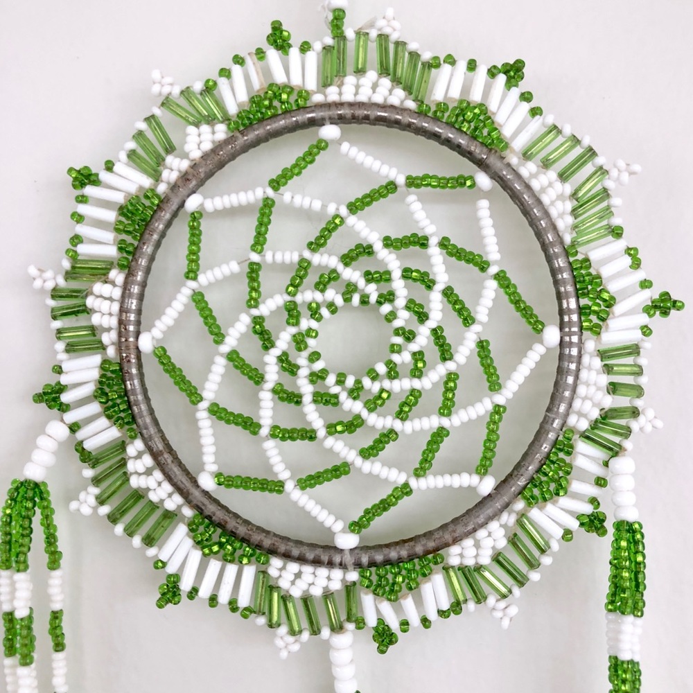 Beautifully Crafted Beaded Dream Catcher Ornament - Picture 11 of 12